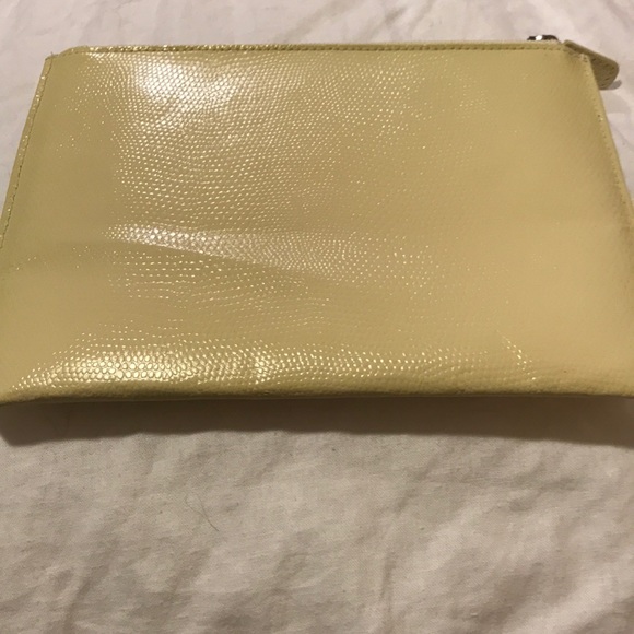 Cream-colored Pottery Barn clutch - Picture 1 of 8
